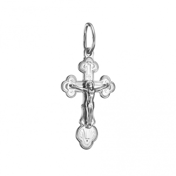 Крест из белого золота 585 пробы - купить с доставкой по выгодным ценам ...