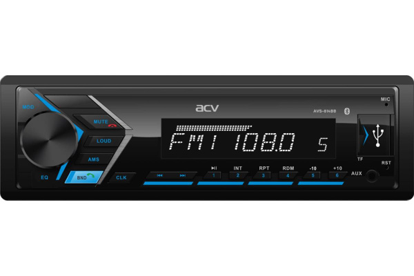 Автомагнитола ACV AVS-814BB1 DIN - купить в интернет-магазине OZON с ...