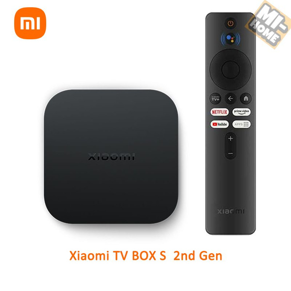 Медиаплеер Xiaomi Mi TV Box S(2nd Gen), 3.5 мм, черный матовый, Android ...