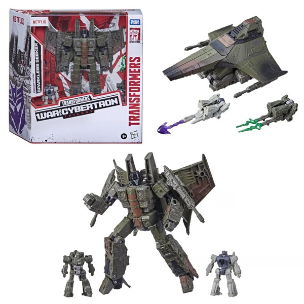 Transformers War For Cybertron: Figura Decepticon Sparkless Zombie Seeker – Collezione Trilogy, Multicolore