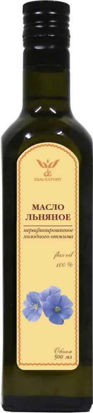 Масло льняное Dial Export, нерафинированное, 500 мл*1 шт - купить с ...