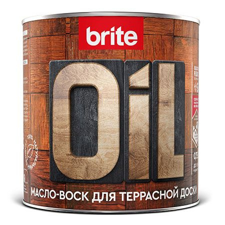 Brite Масло-воск 9 л., бесцветный - купить с доставкой по выгодным ...