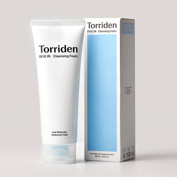 Гипоаллергенная пенка для умывания Torriden DIVE IN Low Molecular ...