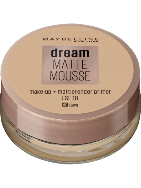 Тональный крем Maybelline New York Dream Matte Mousse Make-Up - купить ...