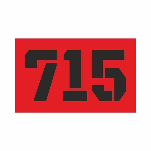 Нашивка МШ01 "715" красн/черн - купить с доставкой по выгодным ценам в ...
