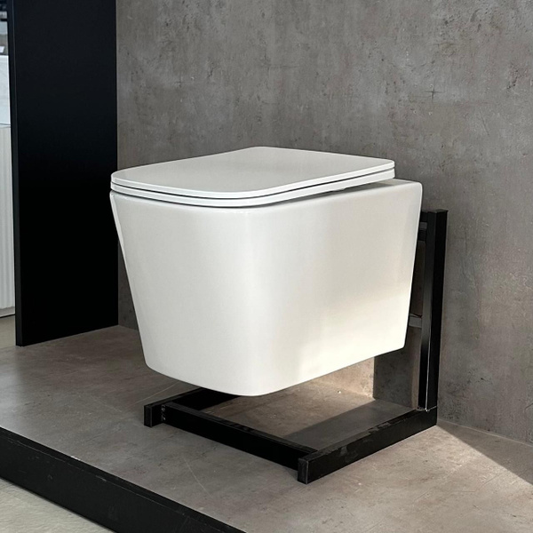 Подвесной унитаз REDO, направление выпуска: Горизонтальное (в стену ...