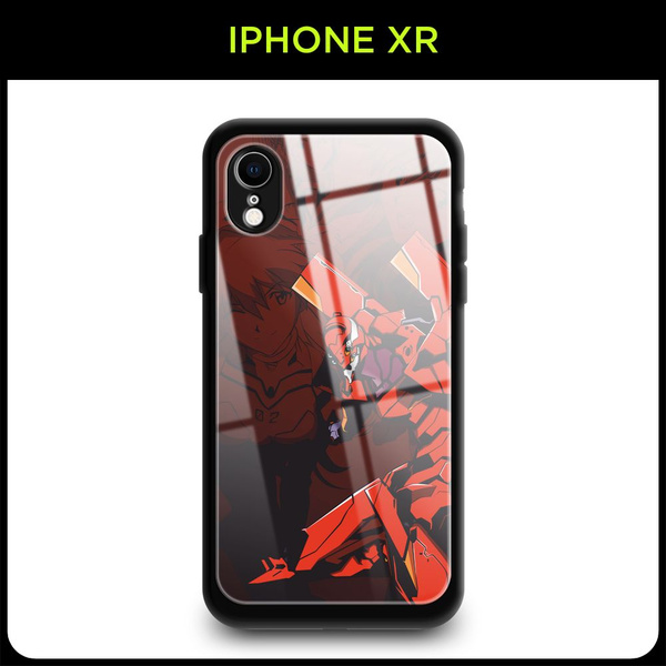 Стеклянный чехол на Apple iPhone XR / Айфон XR с принтом аниме ...