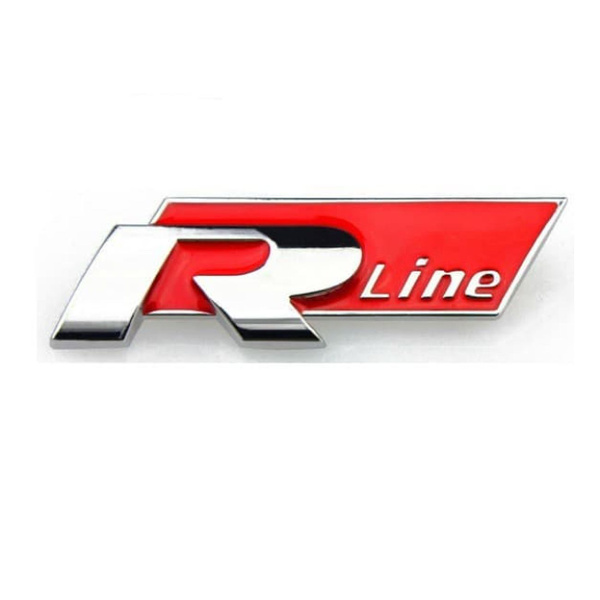 Эмблема R-line для красная - купить по выгодным ценам в интернет ...