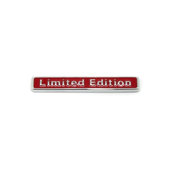 Шильдик Limited Edition хром с красной заливкой - купить по выгодным ...