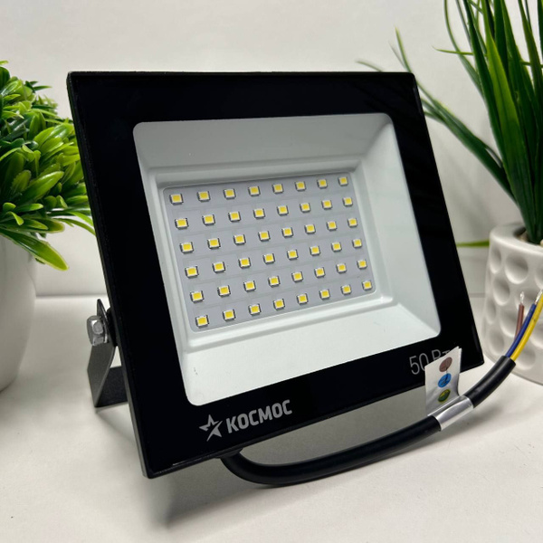 Прожектор, светодиодный 50 Ватт 6500 К - купить по низким ценам в ...