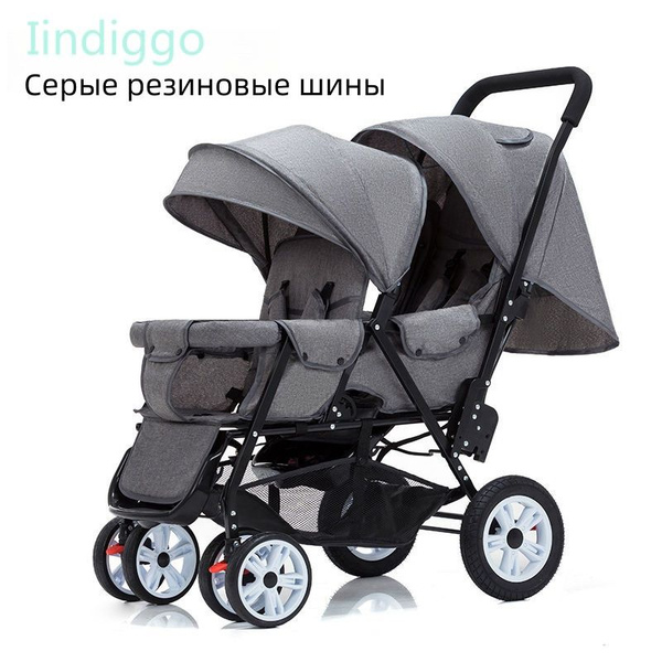 Iindiggo Коляска для близнецов легкая складная деформационная коляска ...