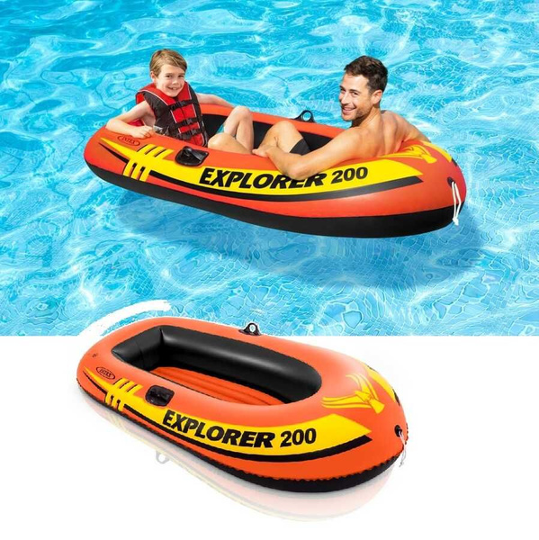 Лодка Explorer 200 двухместная, 185х94х41 см, от 6 лет, до 95 кг Intex ...