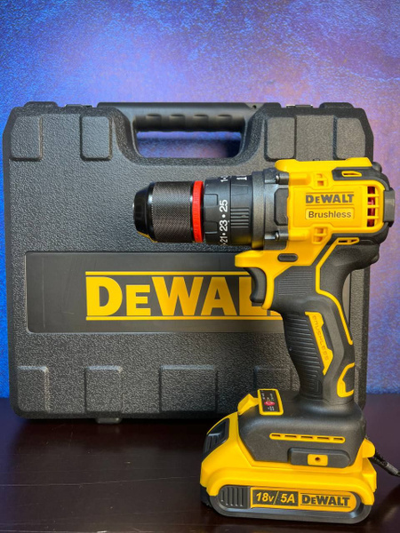 Шуруповерт DeWalt Бесщеточный Девольт 18В-6, От аккумулятора - купить ...