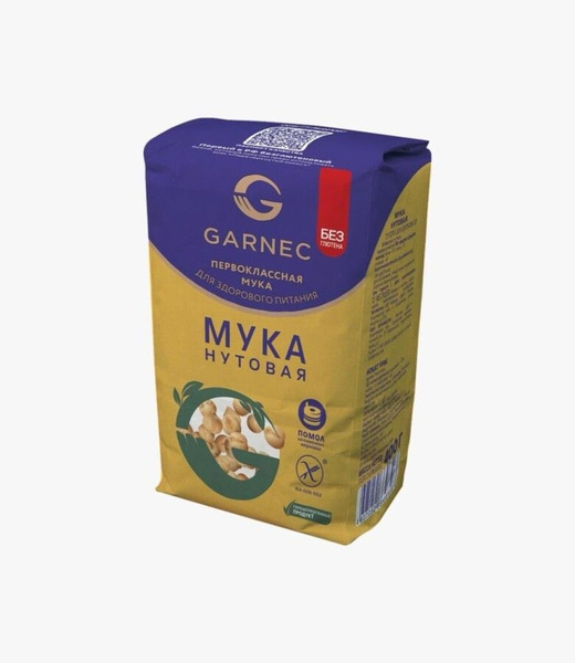 Мука Нутовая Гарнец Без глютена универсальная 400 гр - купить с ...