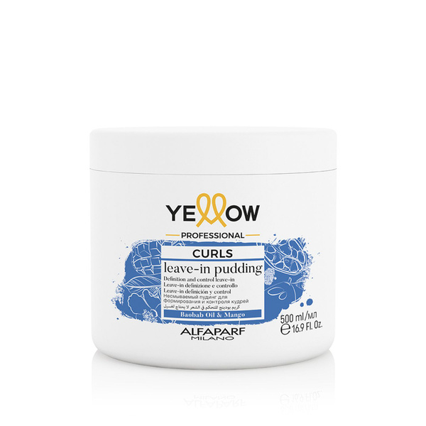 Несмываемый пудинг (крем) для кудрявых и вьющихся волос YELLOW CURLS ...