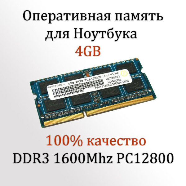 Модуль оперативной памяти Ramaxel RMT3160ED58E9W-16004 ГБ ...