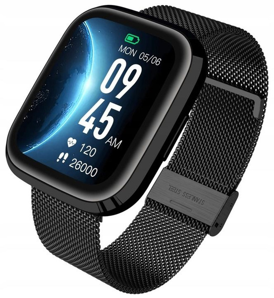 Купить смарт-часы Garett Electronics Черные часы Smartwatch с сетчатым ...