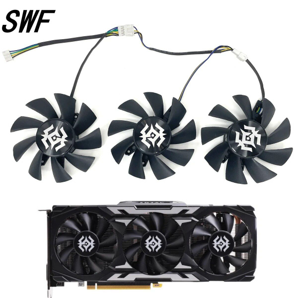 Новый 75-ММ вентилятор охлаждения для Zotac GeForce GTX 1660 SUPER X ...