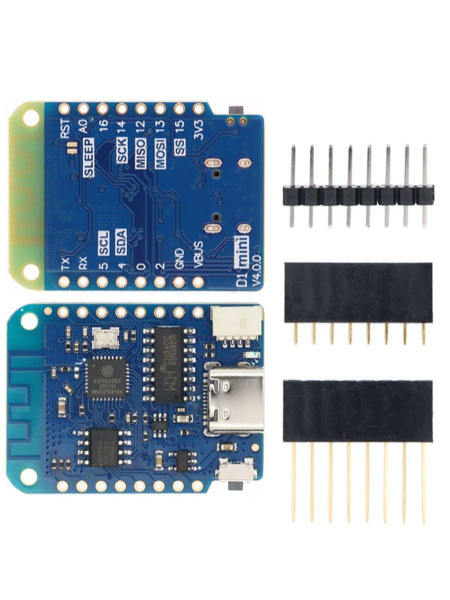 Плата WeMos D1 Mini V4.0 - 1 шт - купить с доставкой по выгодным ценам ...