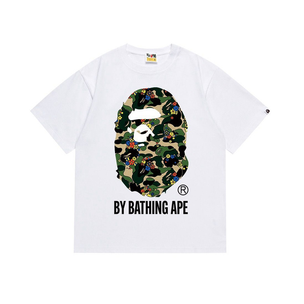 Футболка A BATHING APE, размер 50, 52, цвет белый, хлопок - купить по ...