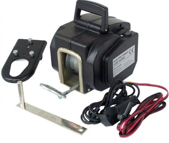 Лебедка автомобильная Лебедка переносная 12V Electric Winch GRIZZLY ...