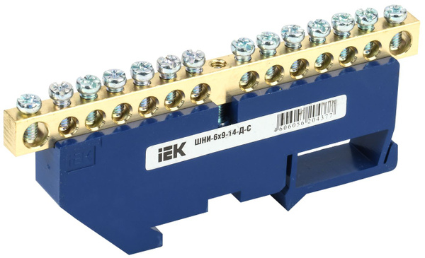 Шина N 6х9-14Д-С на дин изоляторе, ИЭК 3шт - купить по выгодной цене в ...