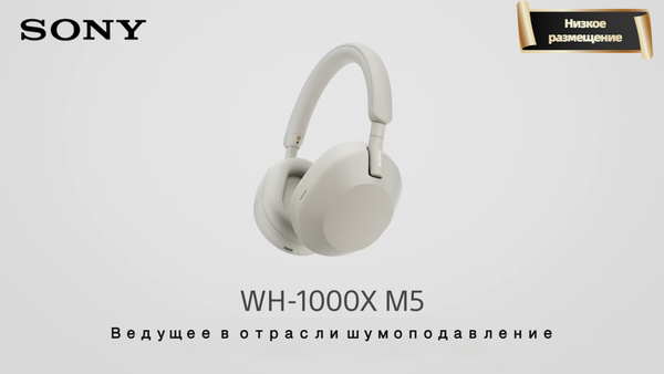 Наушники Полноразмерные Sony spWF-1000X-M5 - купить по доступным ценам ...
