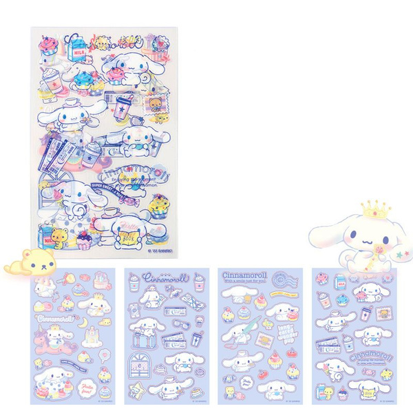 Санрио Синнаморолл Наклейки Sanrio Cinnamoroll Набор наклеек 100 штук ...