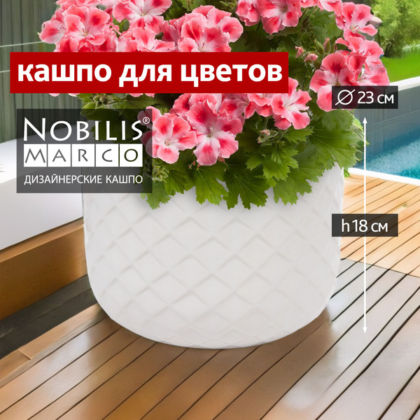 Характеристики Горшок для цветов керамический Nobilis Marco Jar Кашпо ...