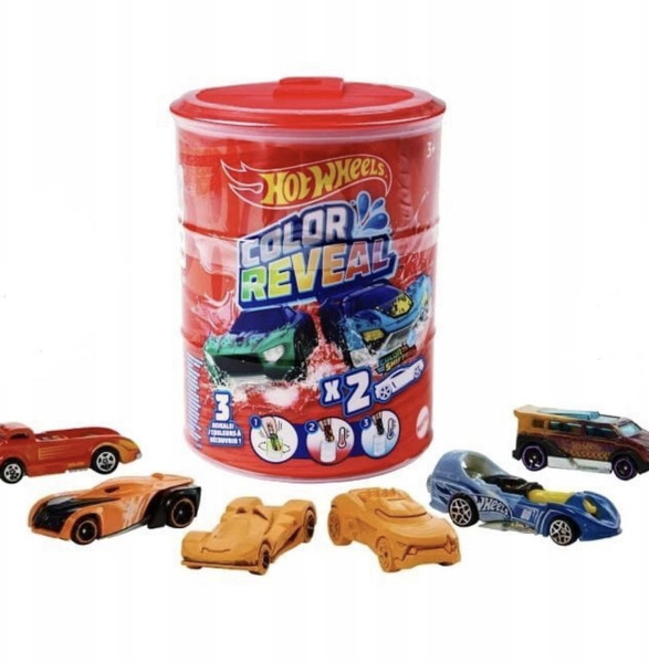 Машинка Hot Wheels Color Reveal 2 Pack Of Vehicles With Surprise Reveal ...