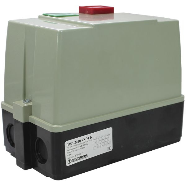 Пускатель электромагнитный ПМЛ-2220 УХЛ4 Б, 220В/50Гц, 1з, 25А ...