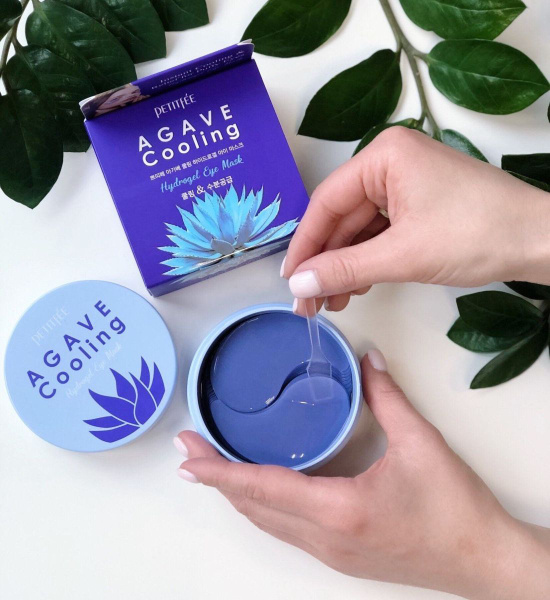 Petitfee Охлаждающие гидрогелевые патчи с экстрактом агавы Agave ...