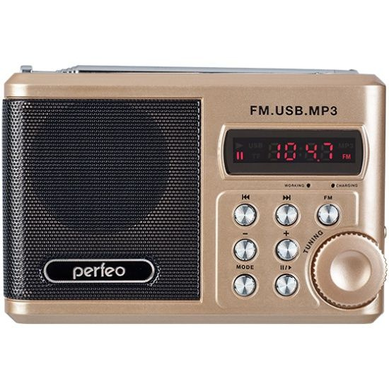 Perfeo мини-аудио Sound Ranger, УКВ+ FM, MP3 (USB/TF), USB-audio, BL-5C ...