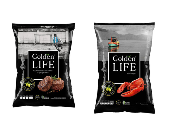 Чипсы картофельные Golden Life со вкусом Лобстера 6 шт + со вкусом ...