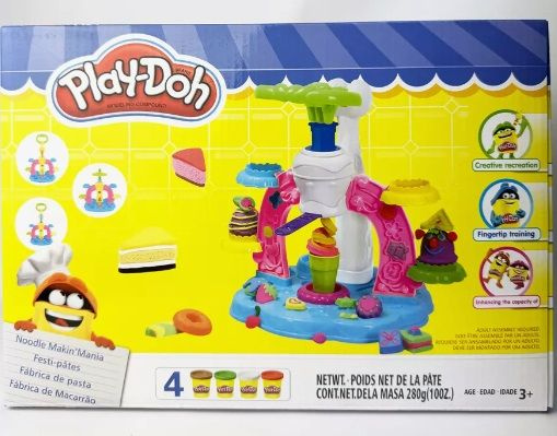 Набор Для Лепки Play-Doh Фабрика мороженого Домашнее Изготовление ...