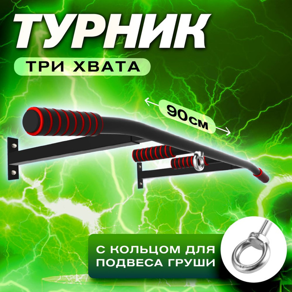 Характеристики Турник настенный черный разборный для подтягиваний ...