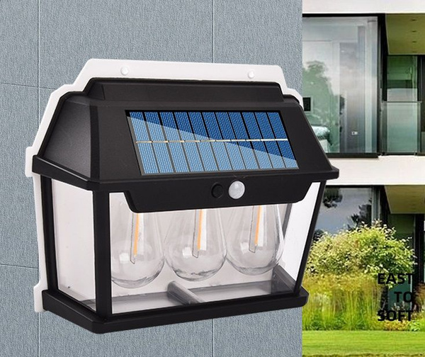 Уличный светильник Solar Lamp на солнечной батарее с датчиком движения ...