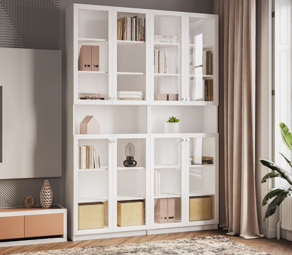 Шкаф книжный "Вилли 113", 170x40x260 см - купить по выгодной цене в ...