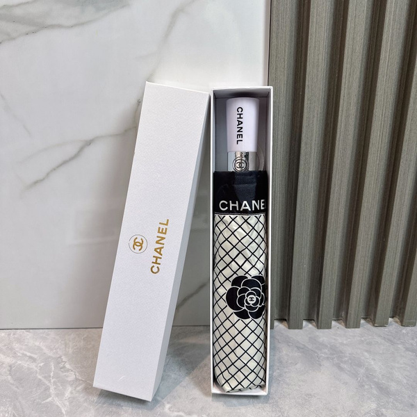 Зонт Chanel, 3 сложения, бежевый лайт купить по низкой цене в интернет ...