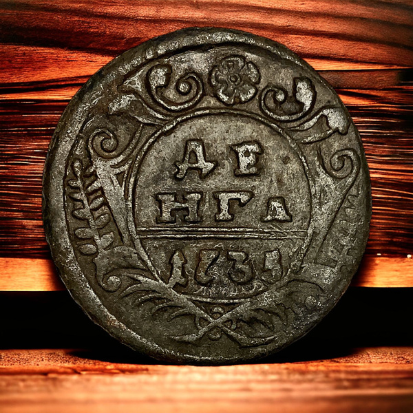 Монета Российская Империя Деньга 1735 года. Анна Иоанновна - купить в ...
