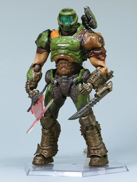 Характеристики Подвижная фигурка Палач Рока - Doom Slayer 16 см ...