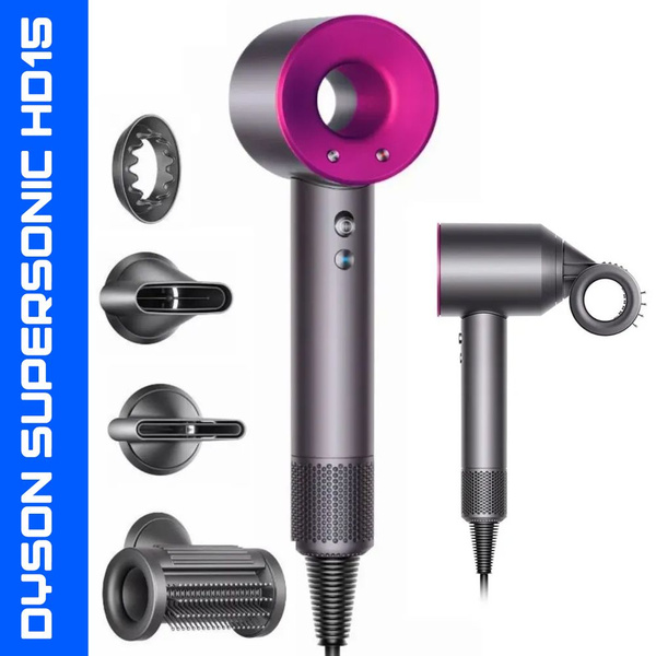 Фен для волос Dyson Фен Supersonic HD15 без кейса, серый, розовый ...