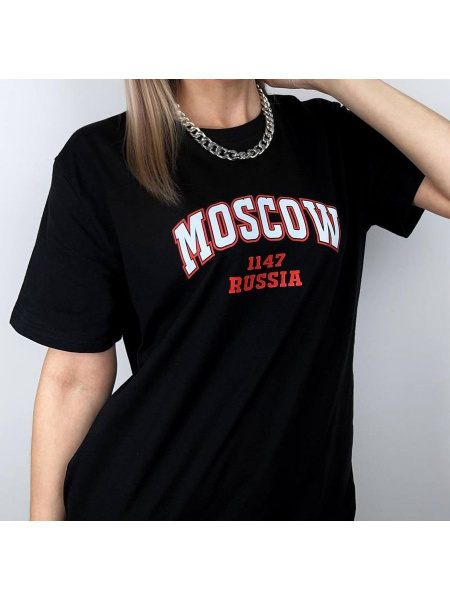 Футболка Я В Теме, размер 42, цвет черный, 75% хлопок, 25% полиэстер ...