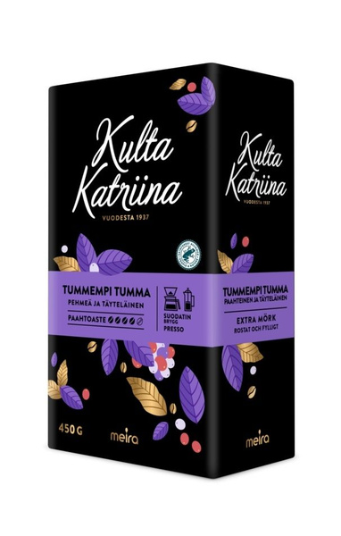 Характеристики Кофе молотый финский Культа Катрина Kulta Katriina 500 г, подробн