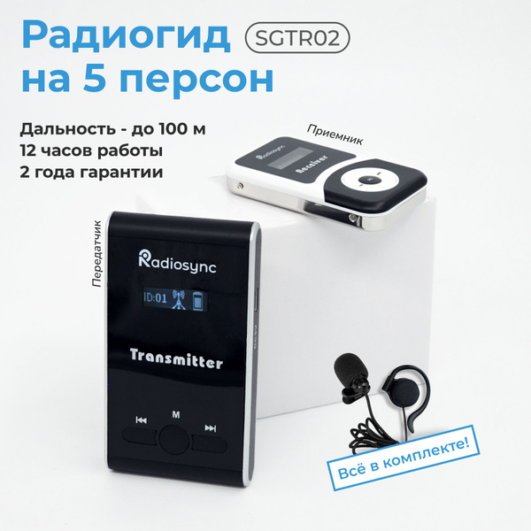 Беспроводная аудиосистема радиогид Radiosync RTKGTR113025131 ...