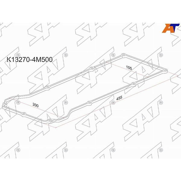 Прокладка клапанной крышки NS QG13DE, QG15DE, 98- B15 N16 G10 Y11 SAT ...
