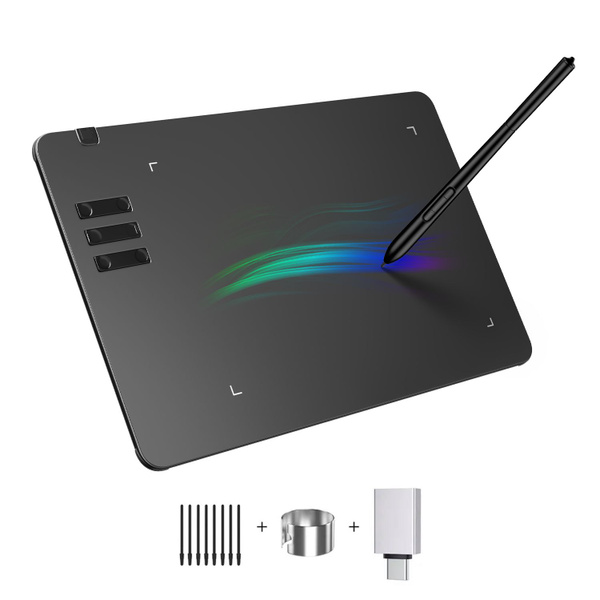 Графический планшет, A6, Android, Mac OS, 8192 уровня, черный купить по ...