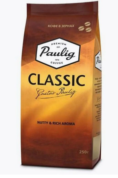 Кофе в зернах Paulig Classic, 250 г - купить с доставкой по выгодным ...