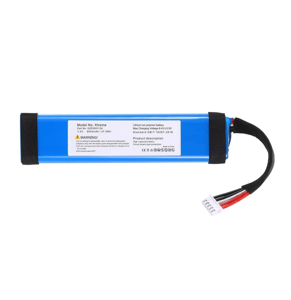 JBL Xtreme 5000mAh Battery JBL XTREME Player Bateria Li Polymer Rechargeable Accumulator Pack Replacement Gsp0931134 74v 5000mah I525166112