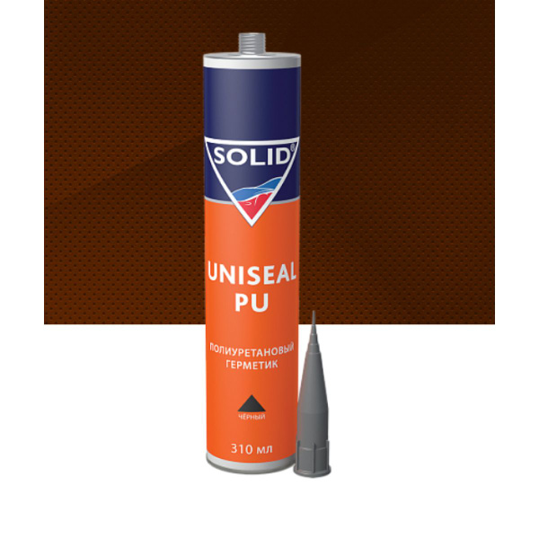 Герметик SOLID UNISEAL PU шовный полиуретановый (310 мл) черный ...